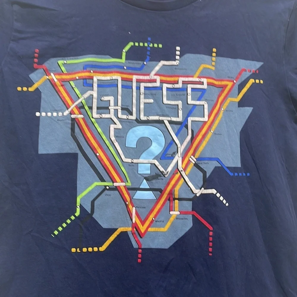 Polo Ralph Lauren & Guess blue boys set size 14 GUC